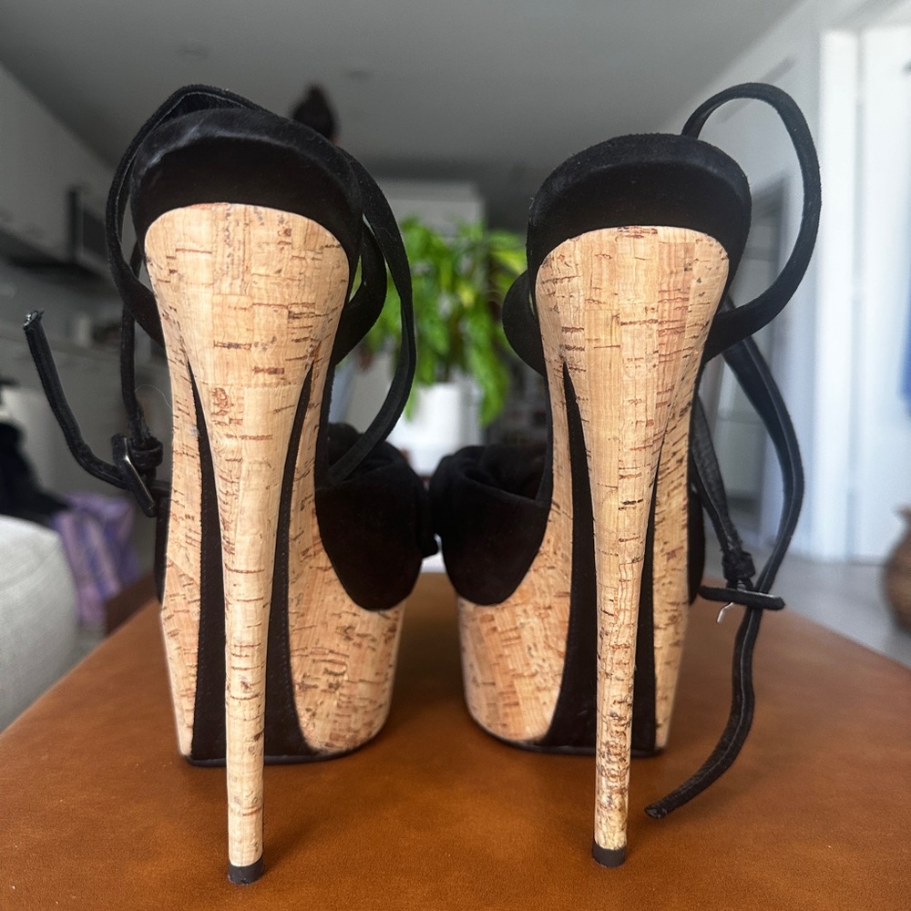 Giuseppe Zanotti Black Platform Sandals Denny115 - Picture 3 of 6